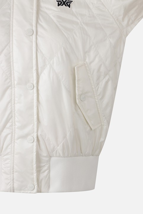 WOMEN 2 IN 1 RE-WOOL PADDED JACKET PKFPW630701 WHITE 상품 이미지 5
