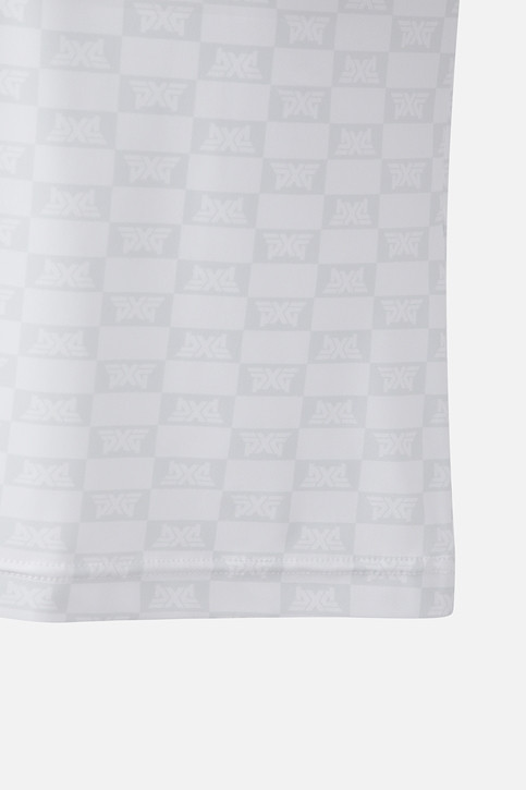MEN MONOGRAM PATTERN COLLAR SHORT SLEEVE