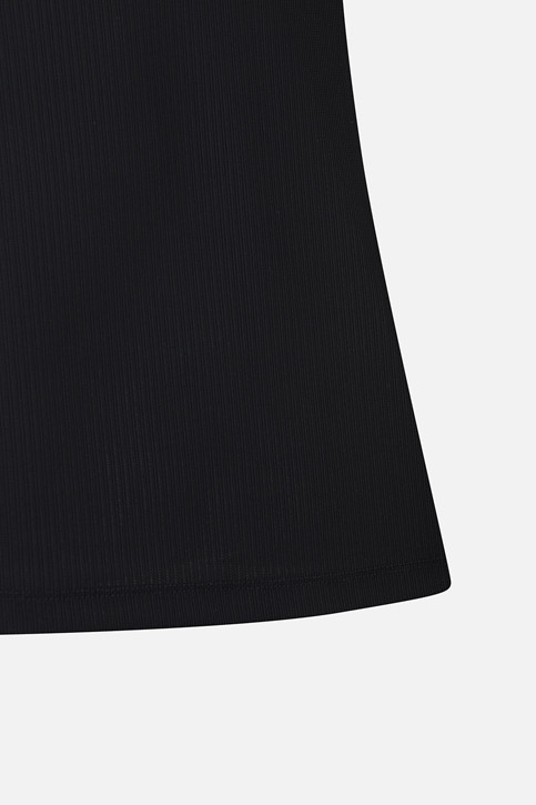 WOMEN COLOR BLOCK MIDDLE SLEEVE POLO SHORT SLEEVE