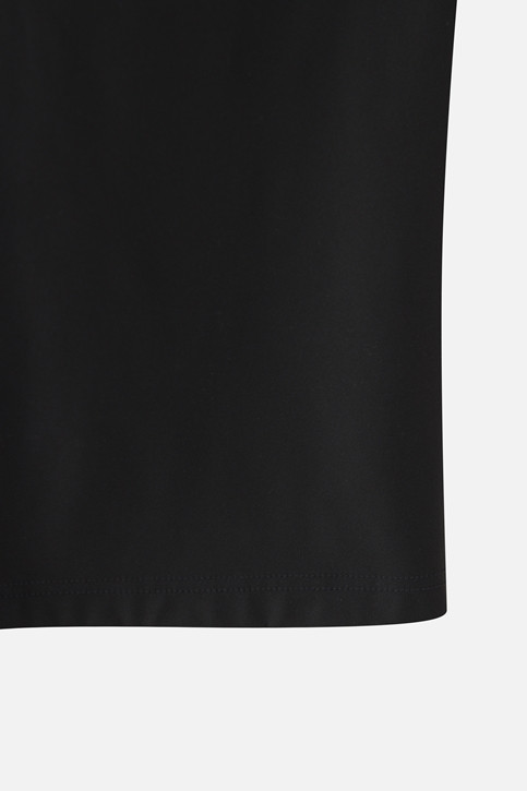 MEN LETTERING LOGO POINT COLLAR SHORT SLEEVE