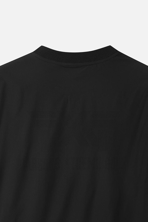 MEN ROUND NECK SHORT SLEEVE ANORAK JACKET