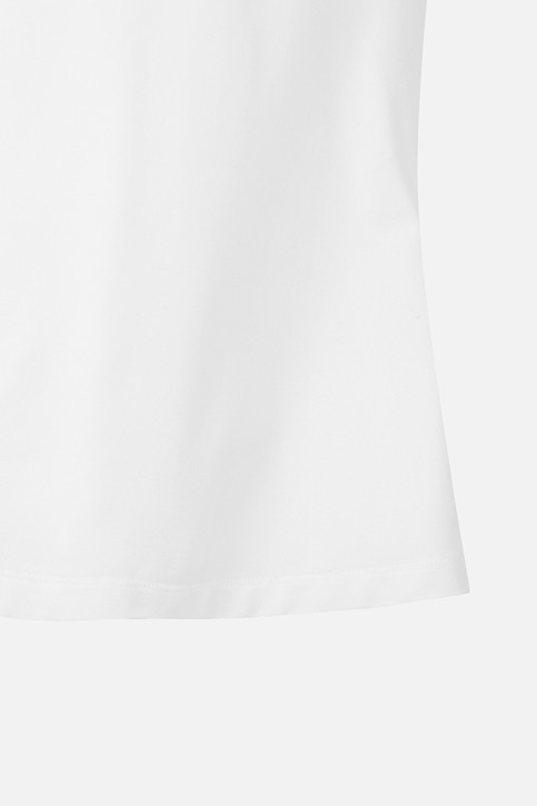 WOMEN BASIC COLLARED SHORT SLEEVE
