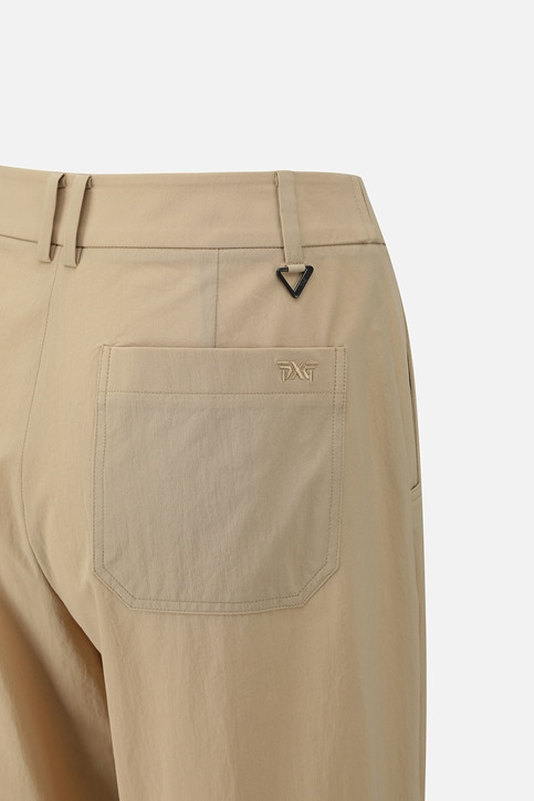 WOMEN SEAMED TAPERED FIT PANTS