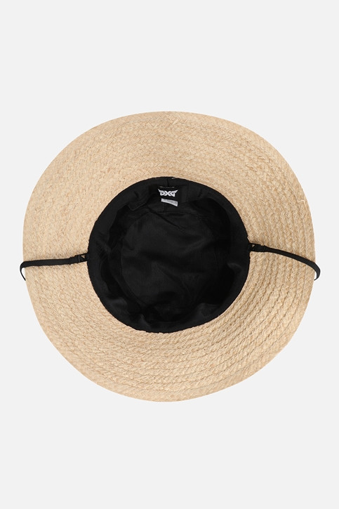 WOMEN COLORBLOCK RAFFIA HAT