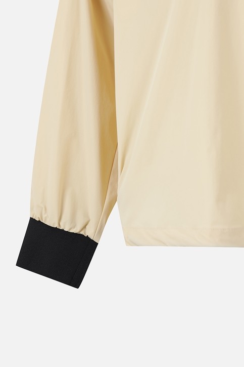 WOMEN WOVEN ROUND NECK LONG SLEEVE