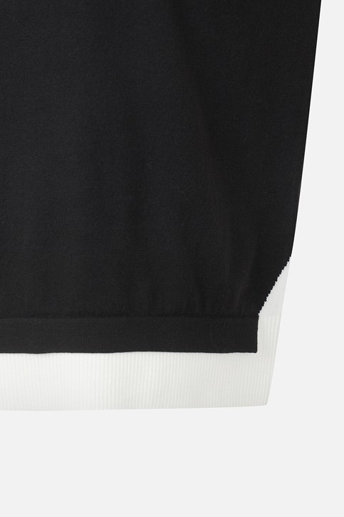 WOMEN FAKE LAYERED SWEATER