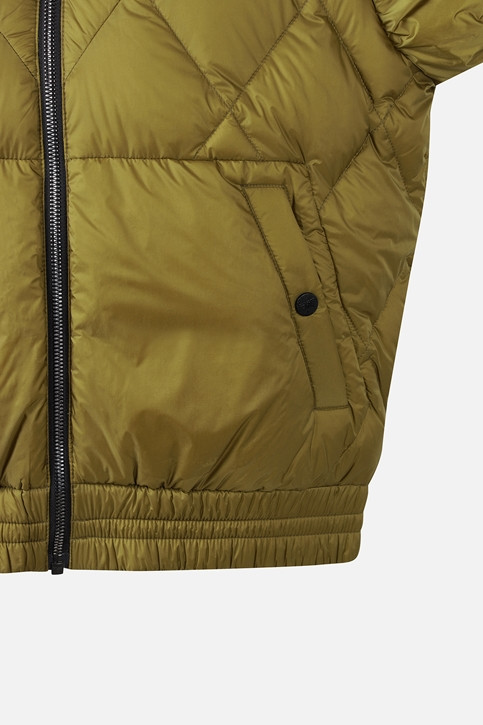 WOMEN SHORT-SLEEVE DOWN JACKET PKWCW631008 MOSS GREEN 상품 이미지 5