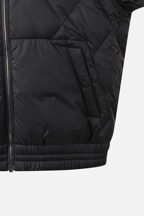 WOMEN SHORT-SLEEVE DOWN JACKET PKWCW631021 BLACK 상품 이미지 5