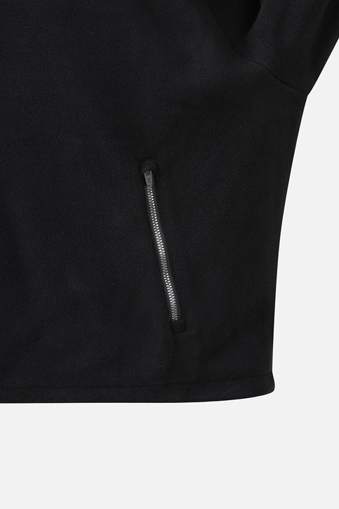 WOMEN ESSENTIAL HALF-ZIP LONG SLEEVE PKWPW111421 BLACK 상품 이미지 5