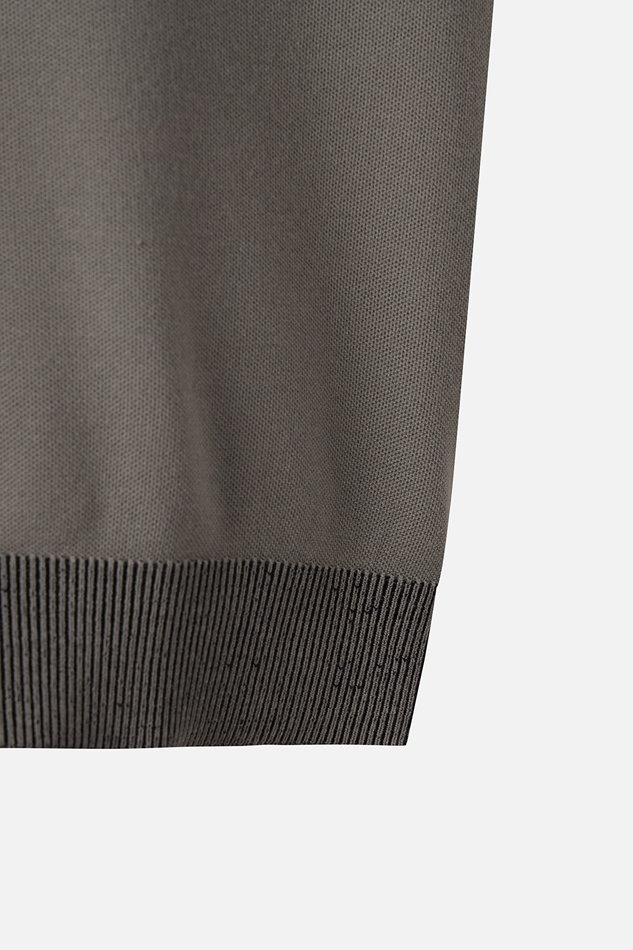 NEW TEXTURED ROUND NECK SWEATER