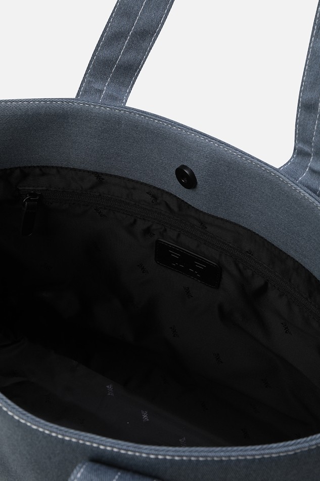 WASHED DENIM GIANT COMFY BAG