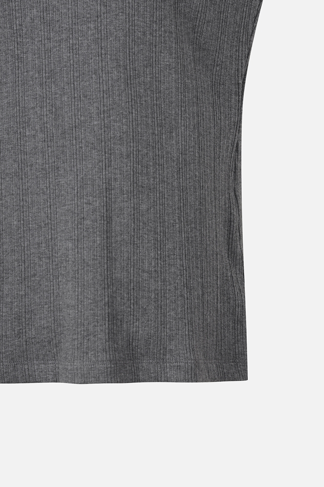 WOMEN TEXTURED COLLAR LONG-SLEEVE