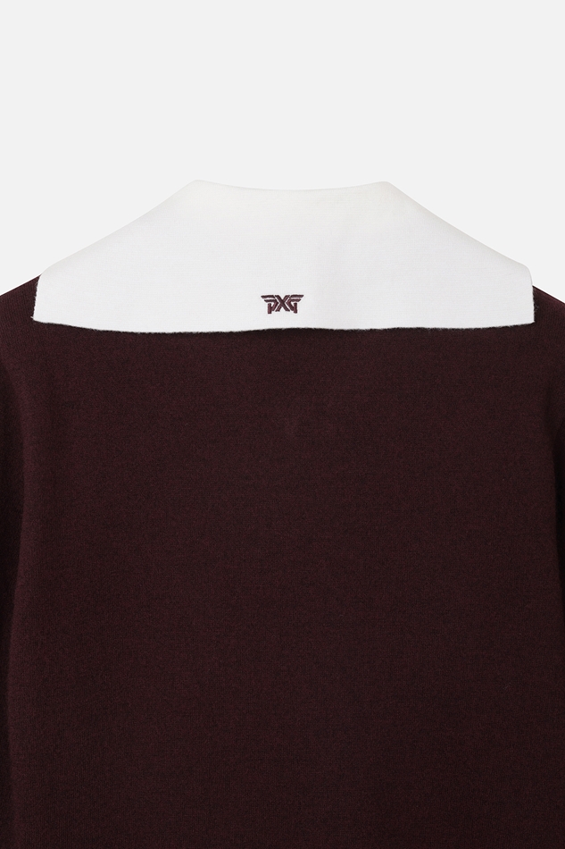 WOMEN COLOR POINT SWEATER