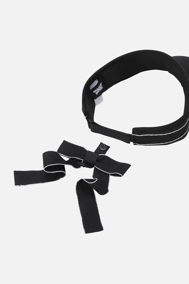 WOMENS WIDE RIBBON VISOR