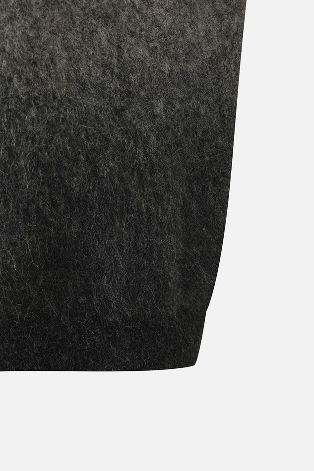 MEN GRADATION ROUND NECK SWEATER PKFCM411112 M/GREY 상품 이미지 5