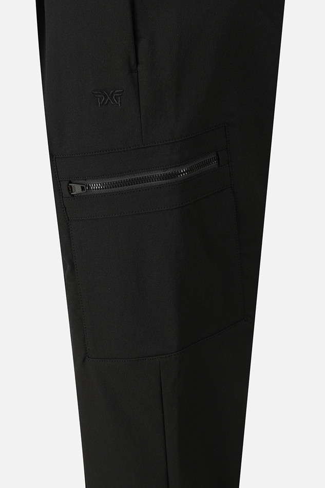 MEN POCKET POINT TAPERED FIT PANTS PKFPM510821 BLACK 상품 이미지 5