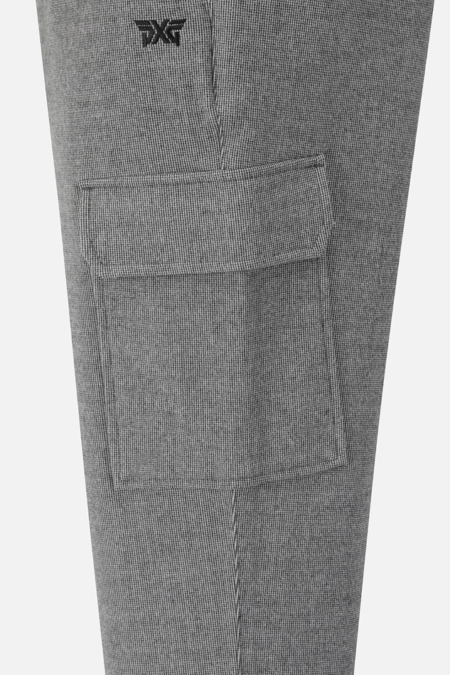 MEN TWO-TONE SEMI-TAPERED FIT PANTS PKFPM511112 M/GREY 상품 이미지 5