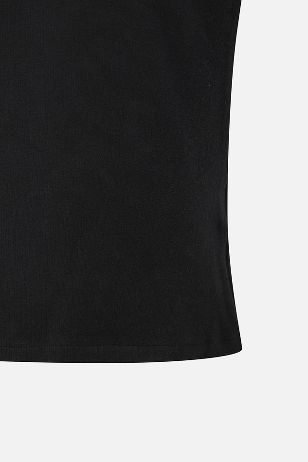 WOMEN TEXTURED LONG SLEEVE PKFPW211621 BLACK 상품 이미지 5