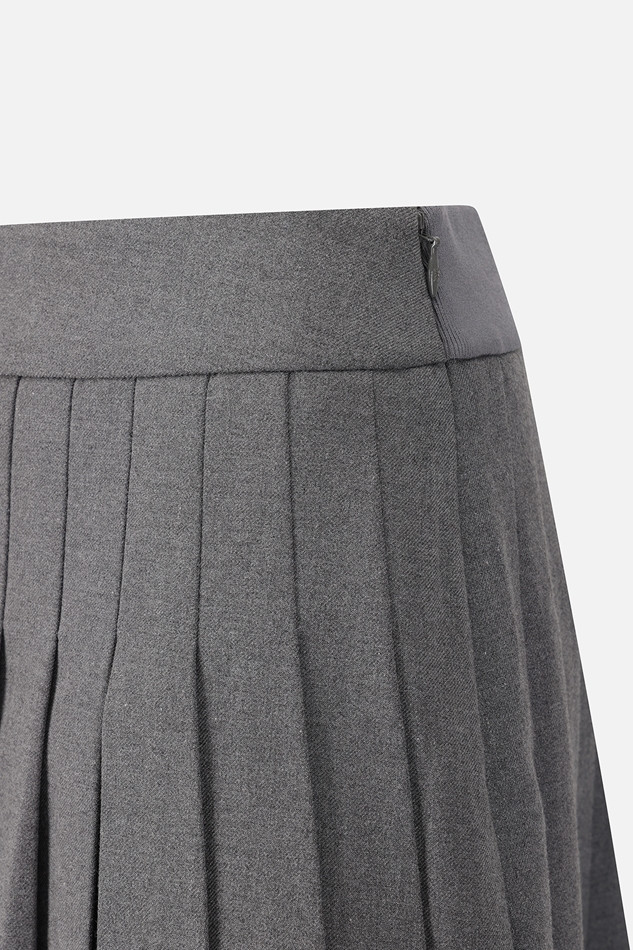 WOMEN WARM BLEND SKIRT PKFPW560412 M/GREY 상품 이미지 5