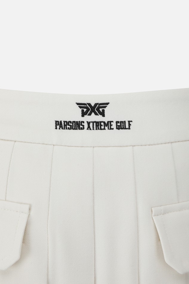 WOMEN WRAP SKIRT PKFPW560801 WHITE 상품 이미지 5