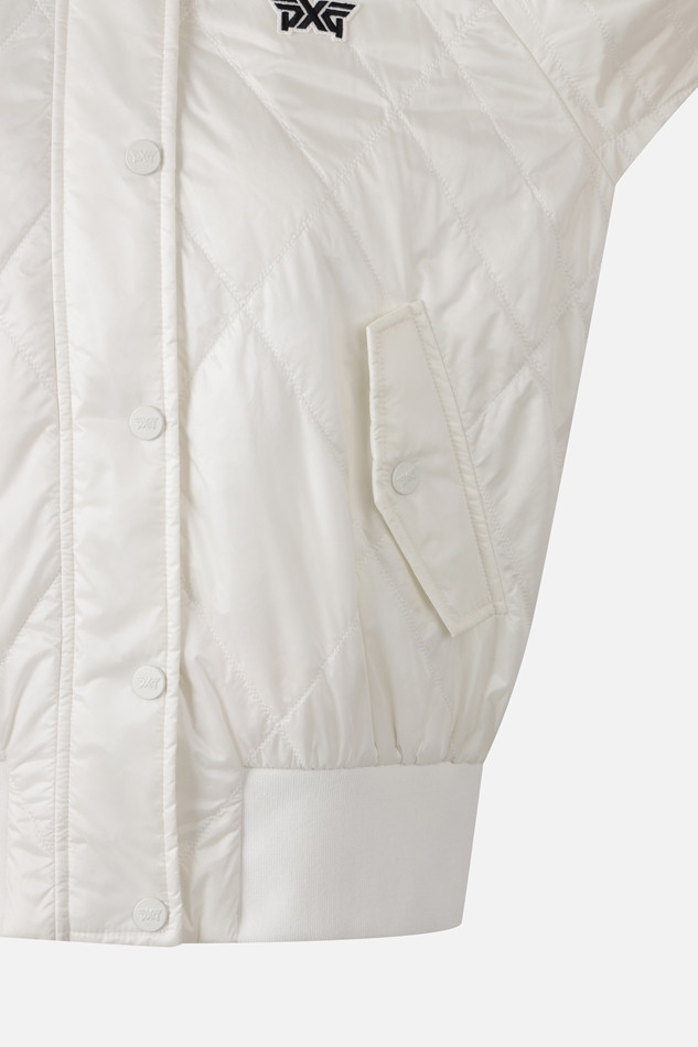 WOMEN 2 IN 1 RE-WOOL PADDED JACKET PKFPW630701 WHITE 상품 이미지 5