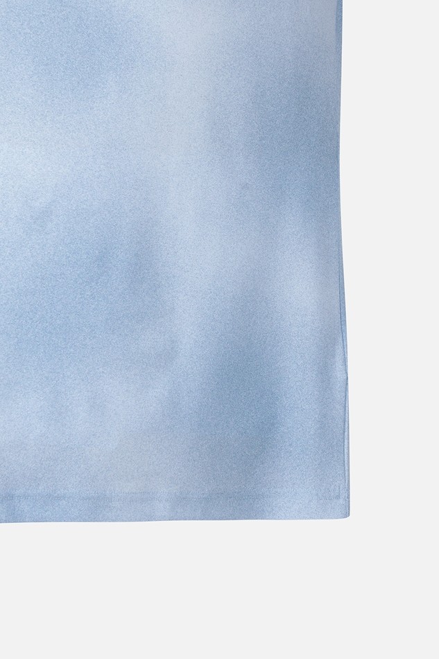 MEN GRADATION PATTERN COLLAR SHORT SLEEVE