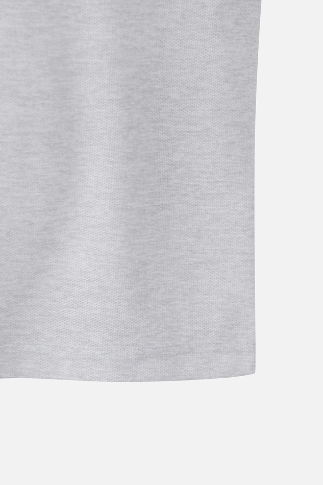 MEN TWO-TONE PRINT COLLAR SHORT SLEEVE