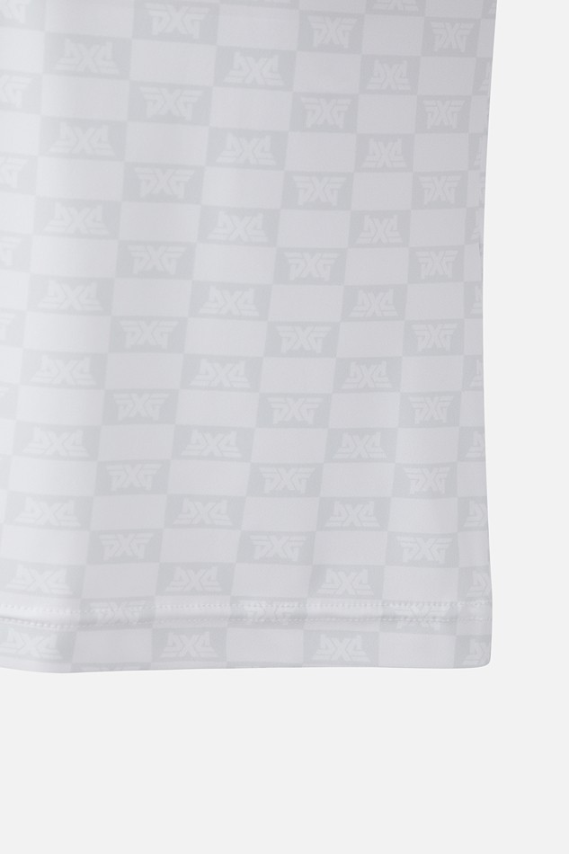 MEN MONOGRAM PATTERN COLLAR SHORT SLEEVE