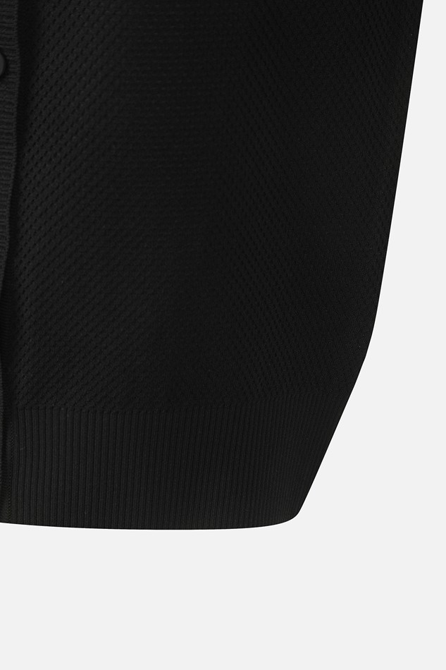 WOMEN SHORT SLEEVE KNIT CARDIGAN