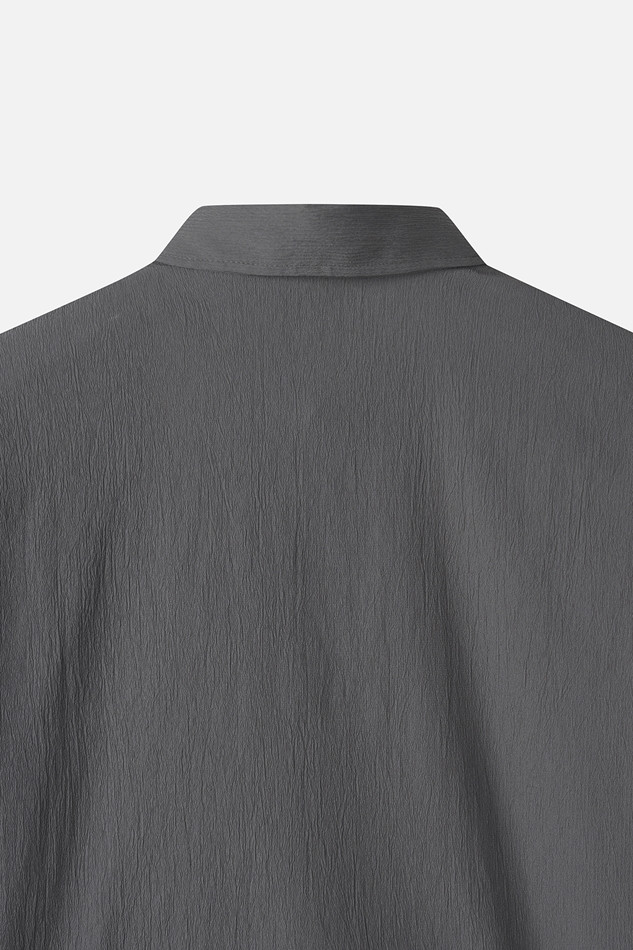 MEN NEW TEXTURED COOLING COLLAR SHORT SLEEVE