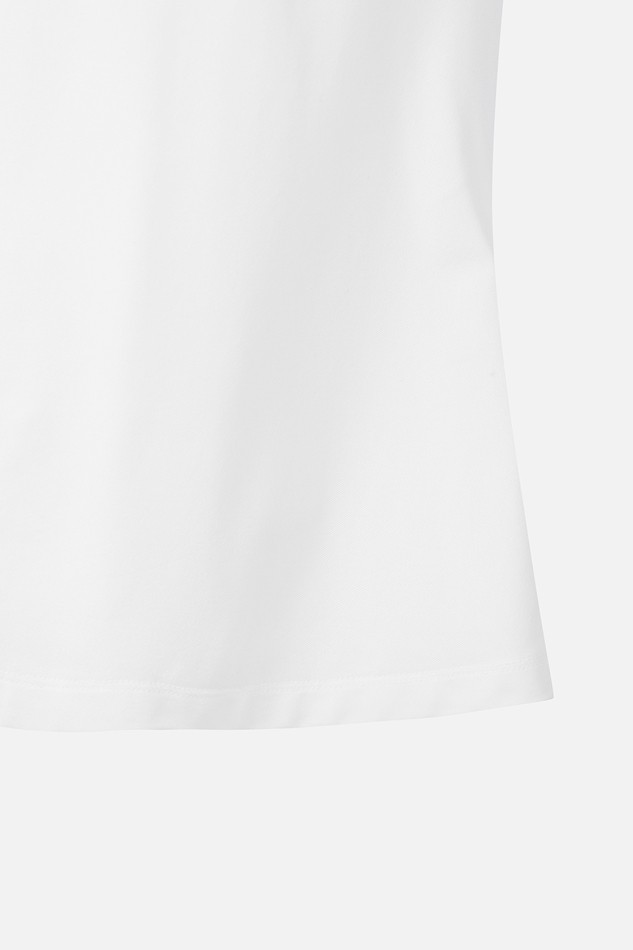 WOMEN BASIC COLLARED SHORT SLEEVE