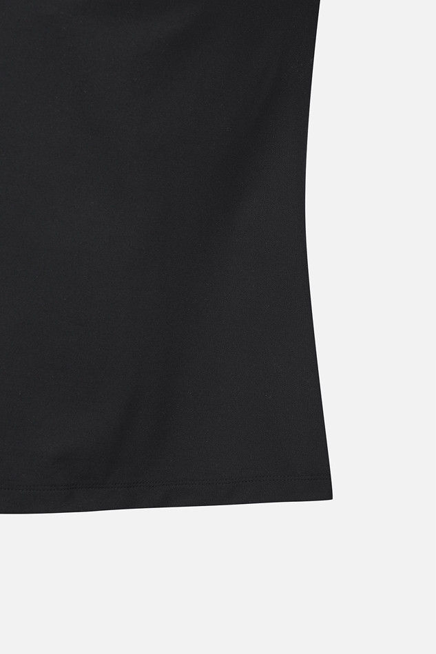 WOMEN BASIC COLLARED SHORT SLEEVE