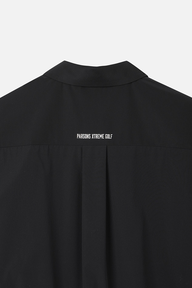 WOMEN COOL WOVEN MIX COLLARED SHORT SLEEVE