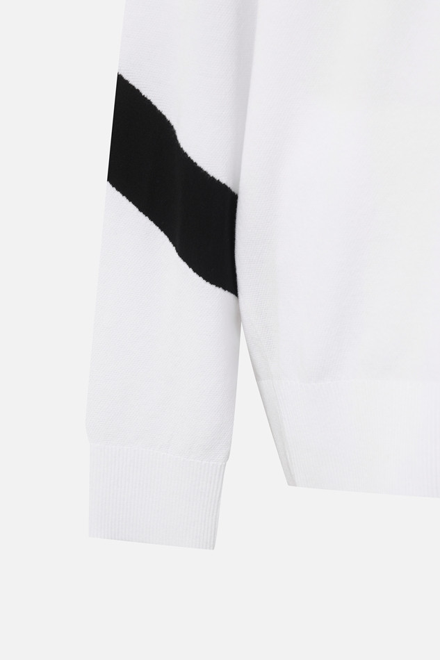 MEN HALF ZIP-UP SWEATER