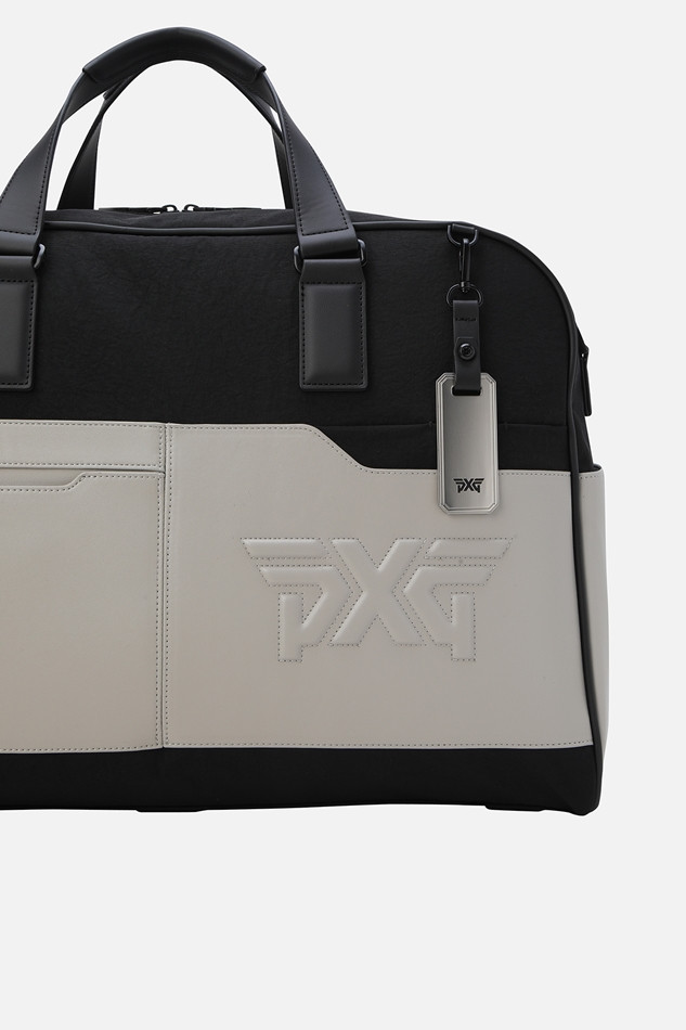 PERFORATED HYBRID BOSTON BAG