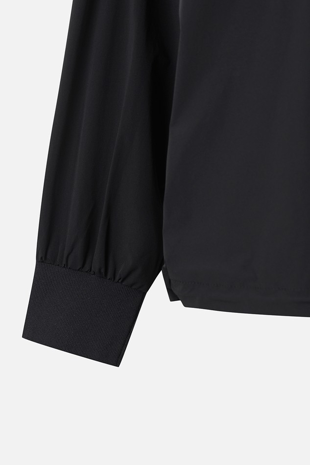 WOMEN WOVEN ROUND NECK LONG SLEEVE