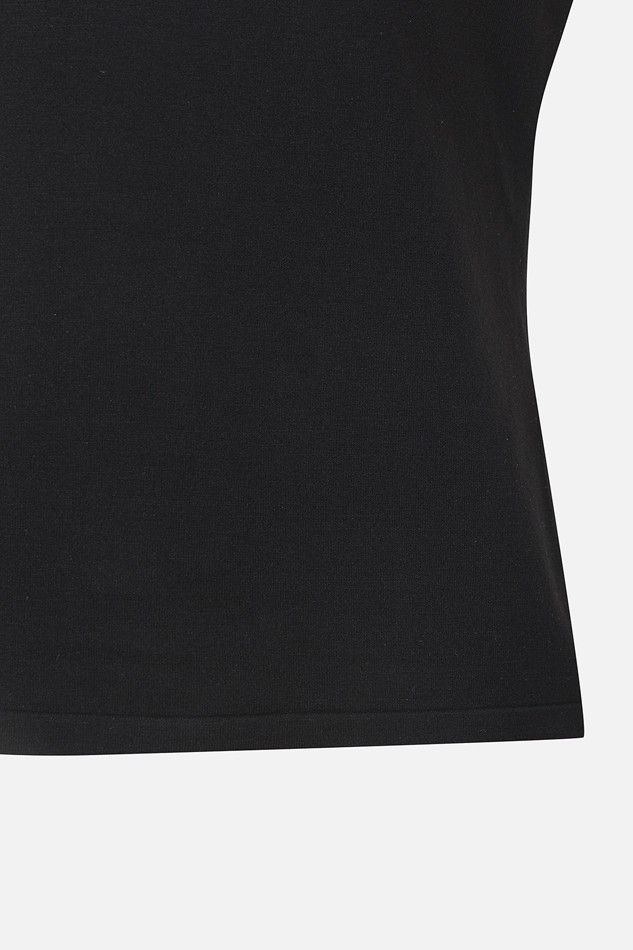 WOMEN LOGO POINT COLLARED LONG SLEEVE