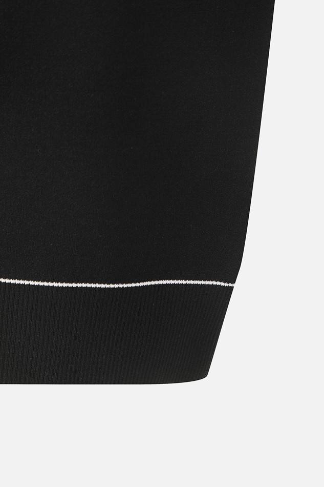 WOMEN SHORT SLEEVE ROUND NECK SWEATER