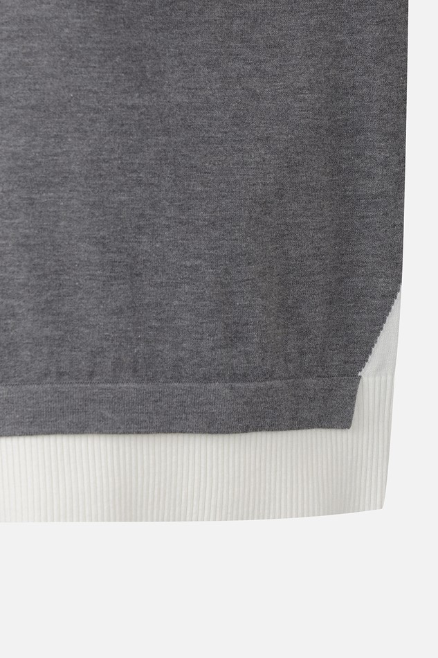 WOMEN FAKE LAYERED SWEATER