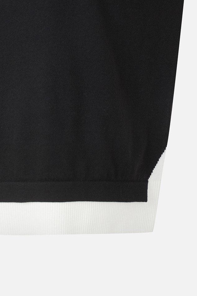 WOMEN FAKE LAYERED SWEATER