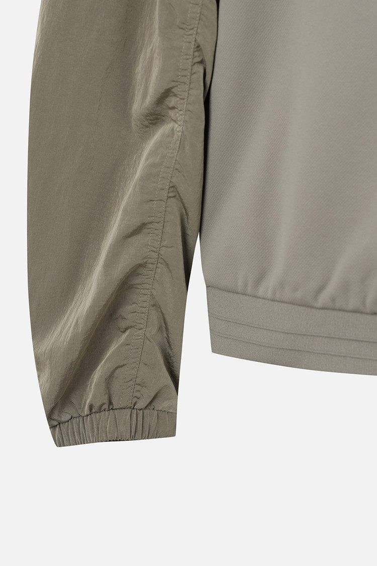 MEN GENO WOVEN HYBRID ROUND LONG SLEEVE
