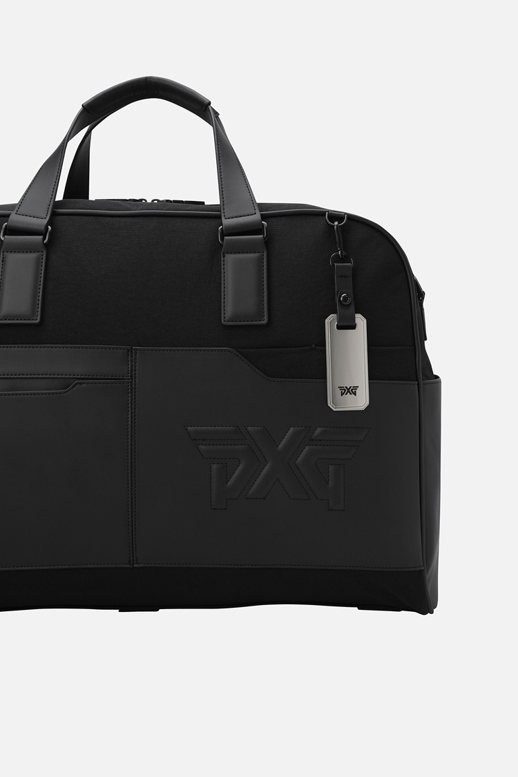 PERFORATED HYBRID BOSTON BAG