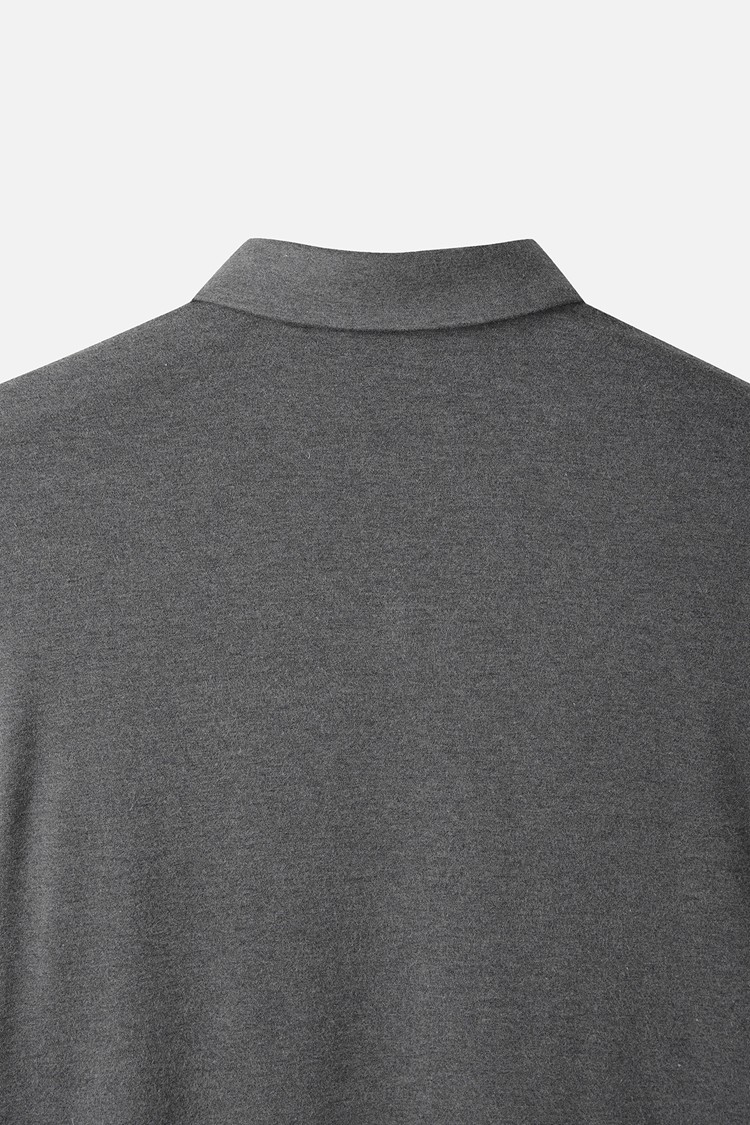 MEN RECON KNIT HYBRID COLLAR LONG SLEEVE PKWCM211412 M/GREY 상품 이미지 5