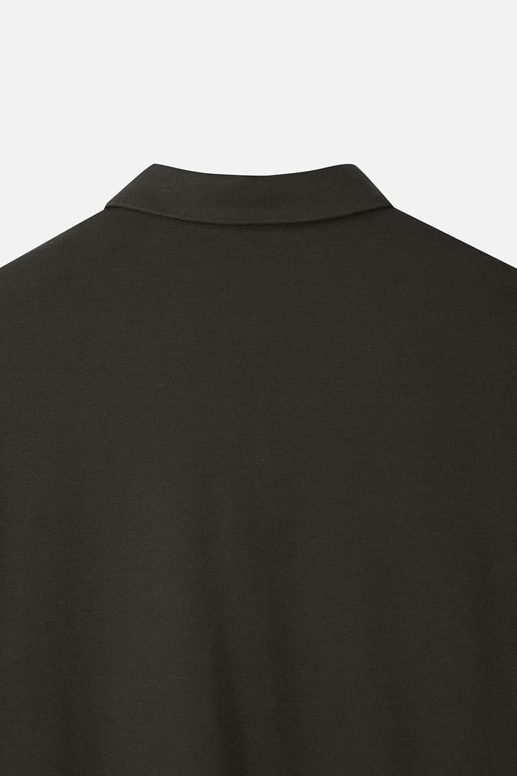 MEN RECON KNIT HYBRID COLLAR LONG SLEEVE PKWCM211451 KHAKI 상품 이미지 5