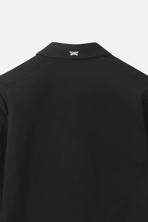 WOMEN BUTTON COLLAR LONG SLEEVE T-SHIRT