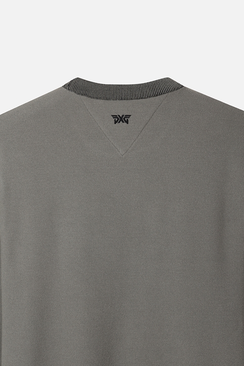 NEW TEXTURED ROUND NECK SWEATER