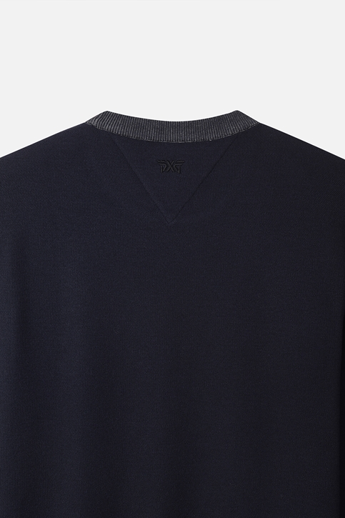NEW TEXTURED ROUND NECK SWEATER