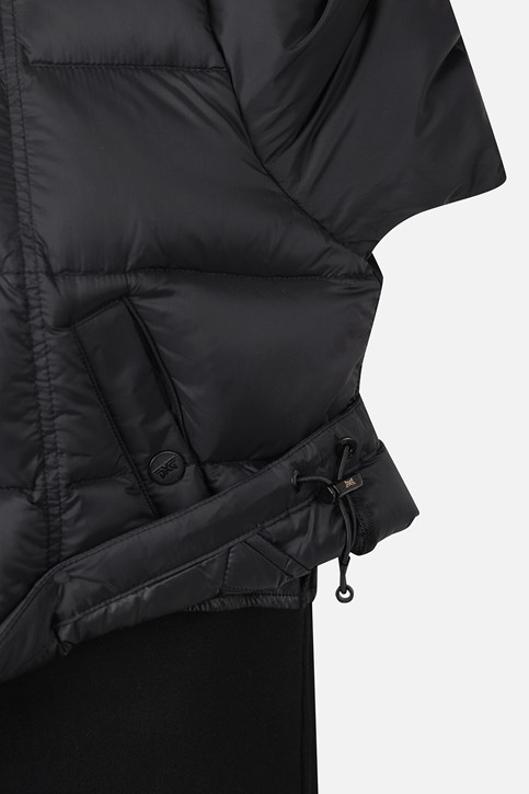 WOMEN WINTER CROPPED DOWN VEST