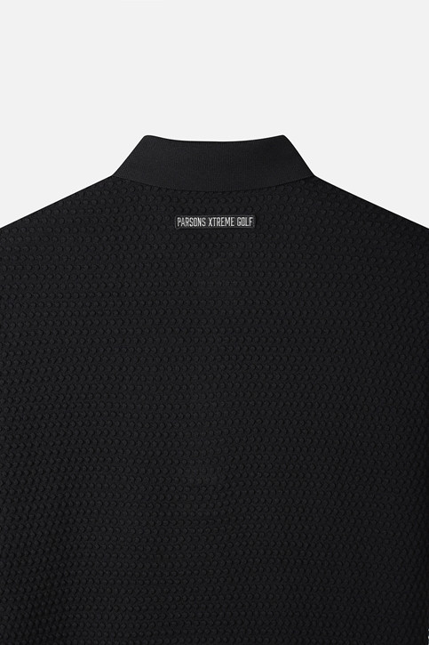 MEN TEXTURED SHORT-SLEEVED SWEATER