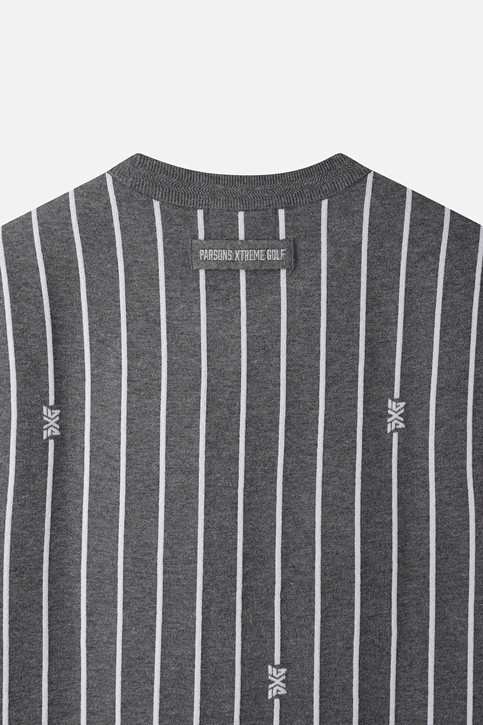 MEN STRIPE PATTERN SWEATER VEST